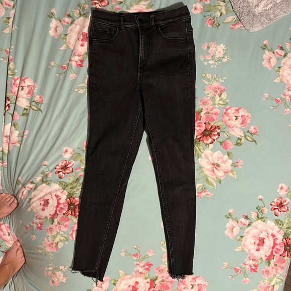 Express Denim Perfect Ankle Leggings Size 2 - Picture 4 of 4